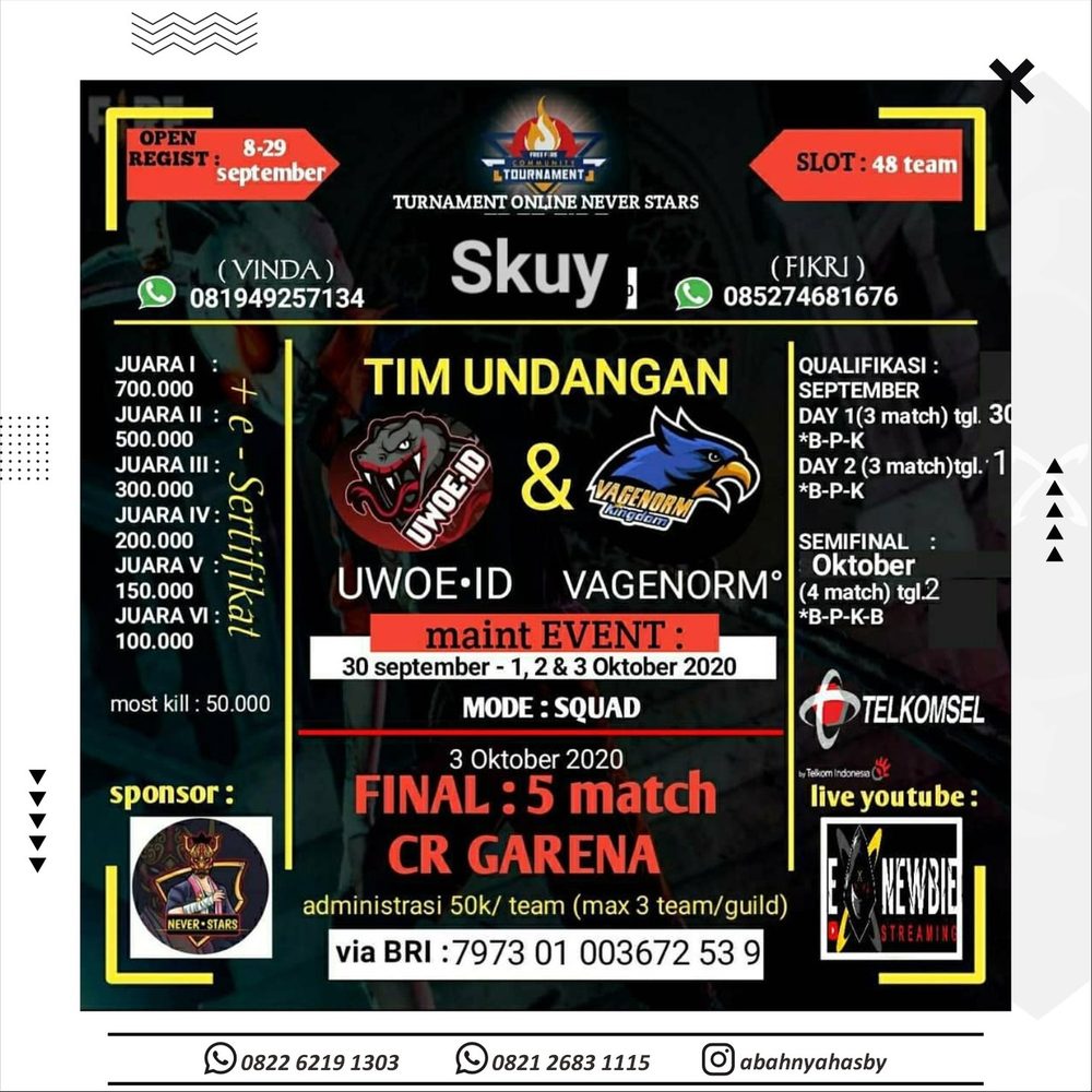 Poster event EXNEWBIE 43