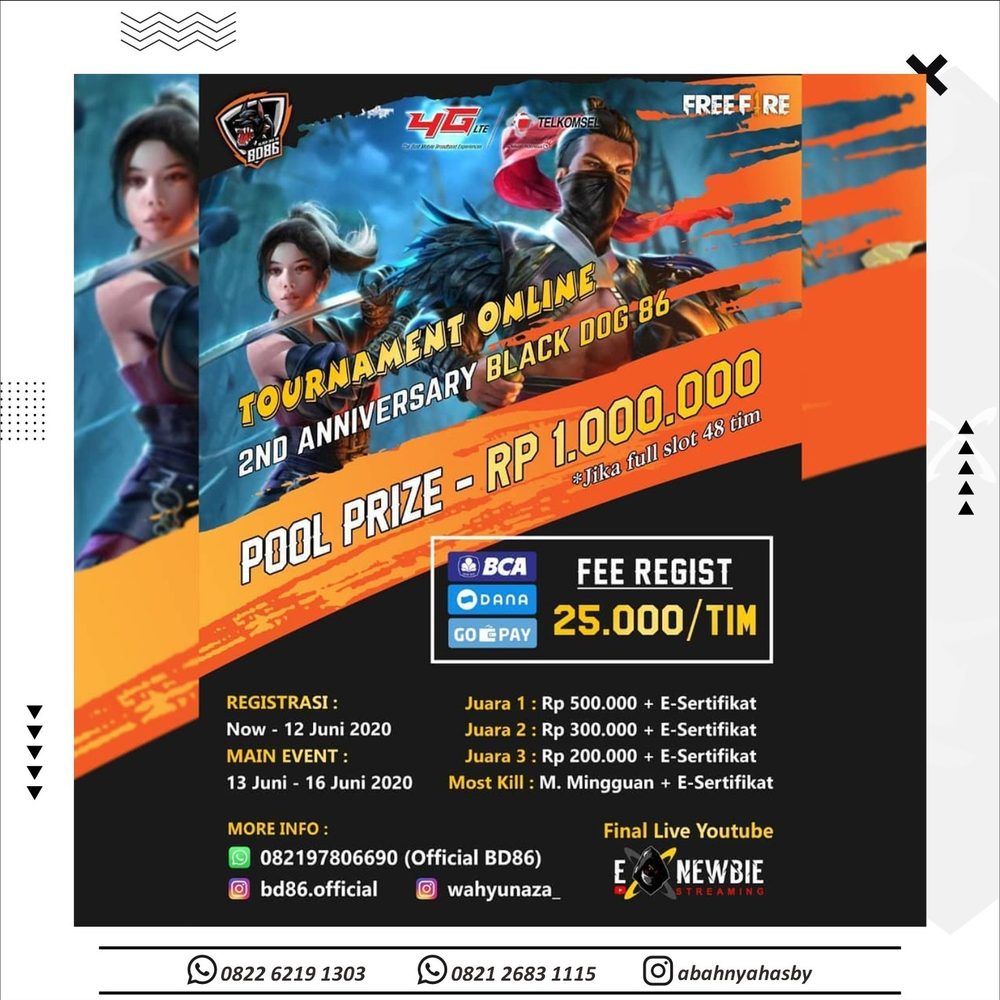 Poster event EXNEWBIE 86