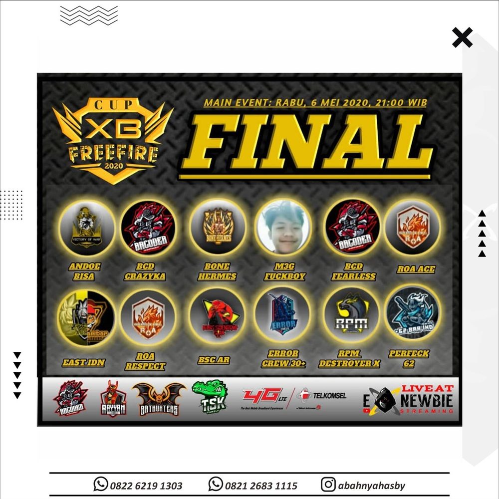 Poster event EXNEWBIE 100
