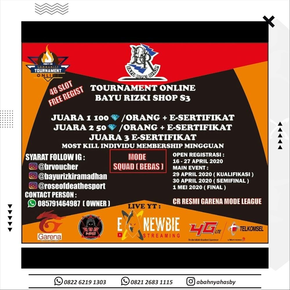 Poster event EXNEWBIE 105