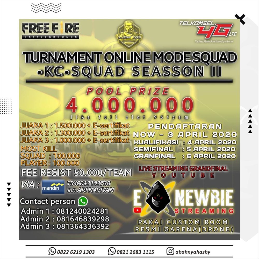 Poster event EXNEWBIE 124
