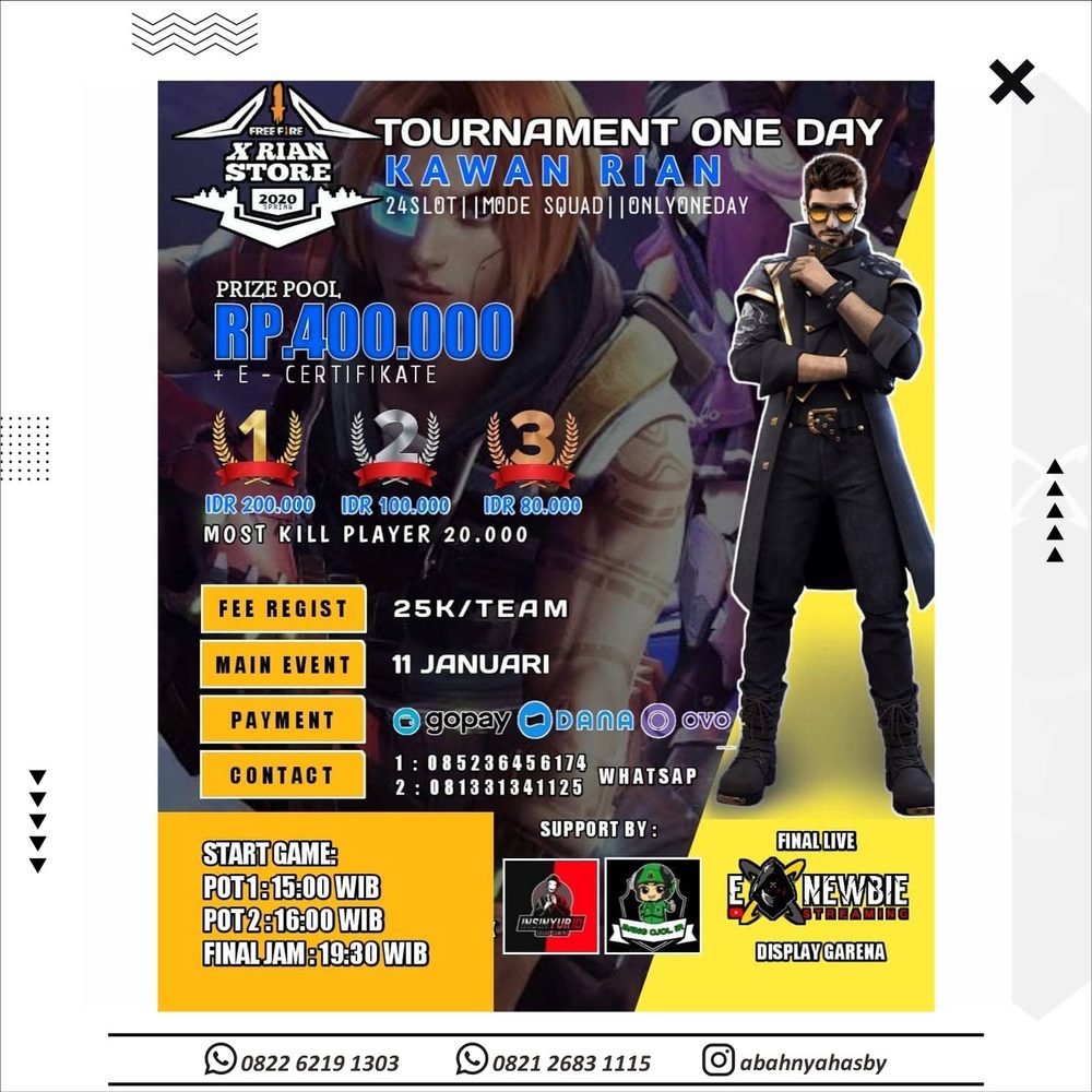 Poster event EXNEWBIE 135