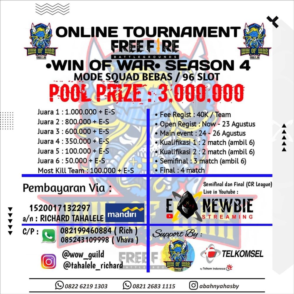 Poster event EXNEWBIE 142